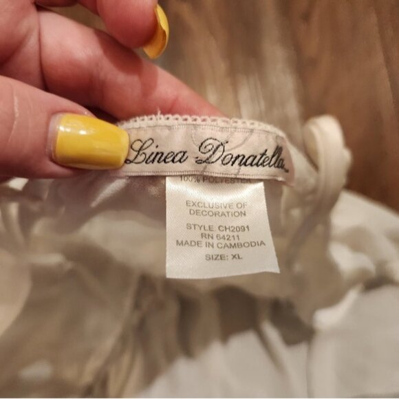 Vintage Elegant White Lace Trim Slip - Picture 3 of 5